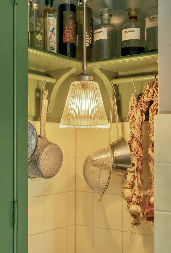 Nostalgische keuken Rijssel lamp